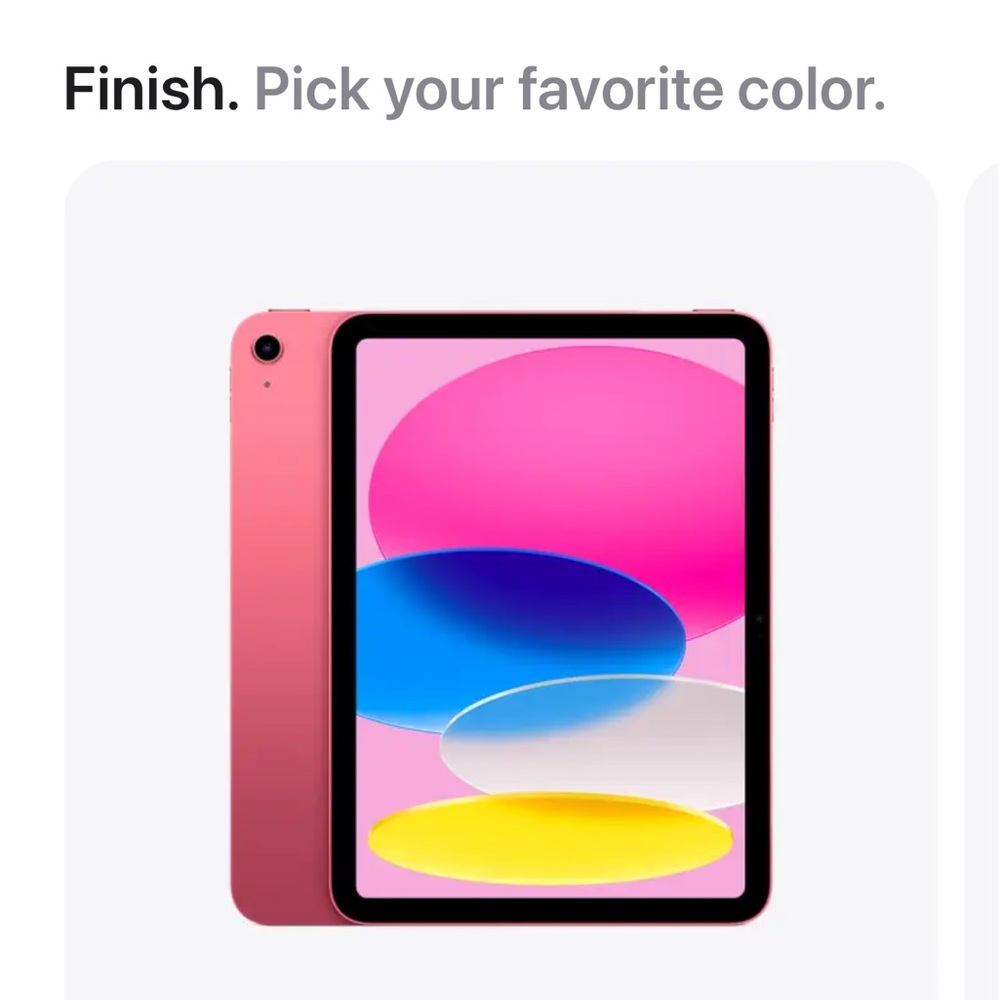 pink 10.9 inch 10th generation ipad and wireless keypad case